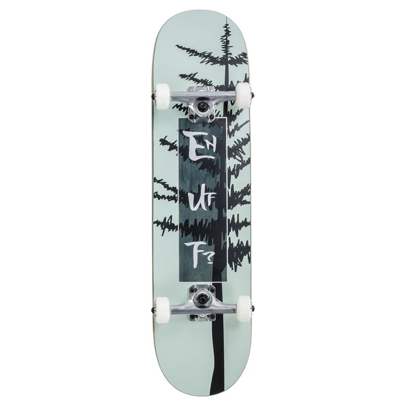 Enuff Evergreen Tree 8" Complete Skateboard - Sage / Grey