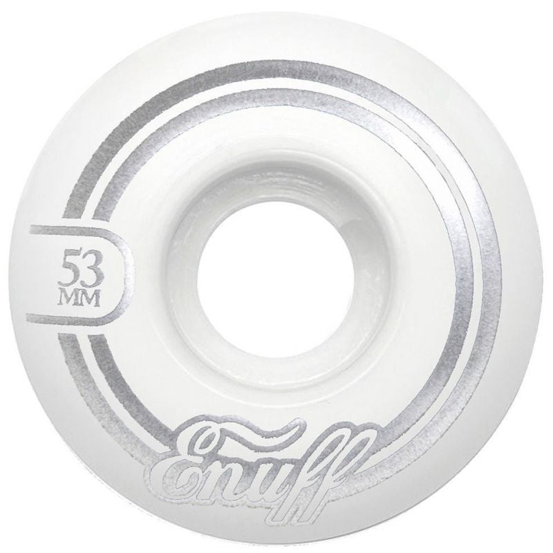 Enuff Refresher II Skateboard Wheels - White