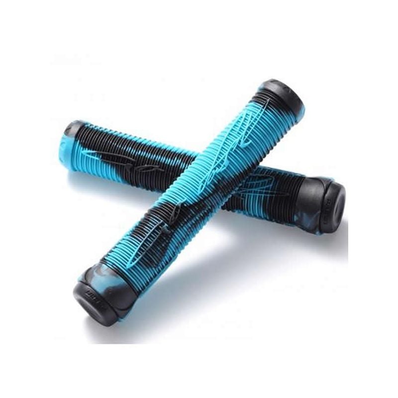 Fasen Fast Black / Teal Scooter Grips – 160mm