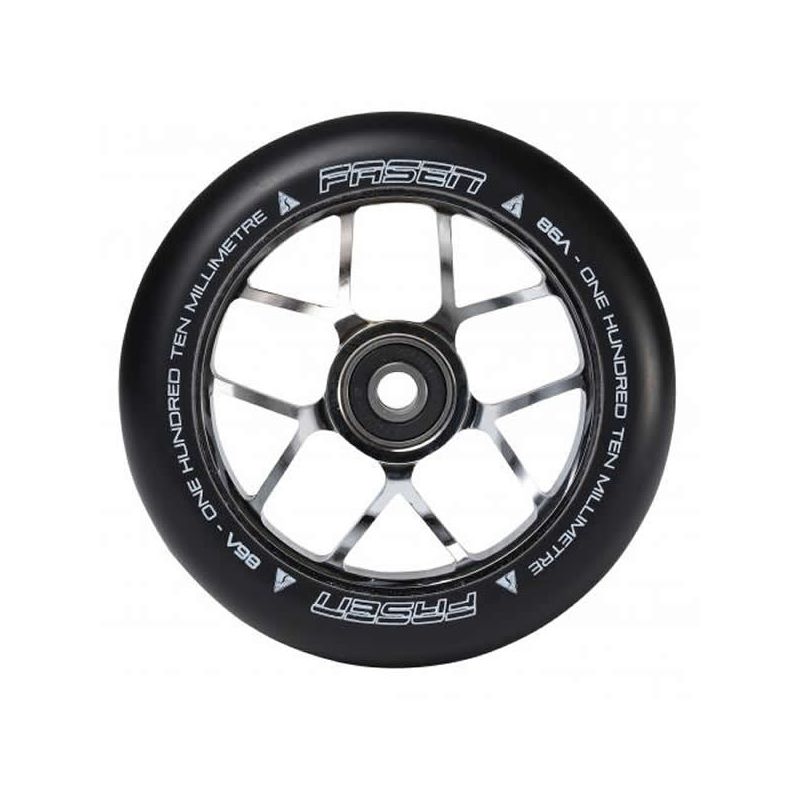 Fasen Jet 110mm Chrome Polished Silver Scooter Wheel