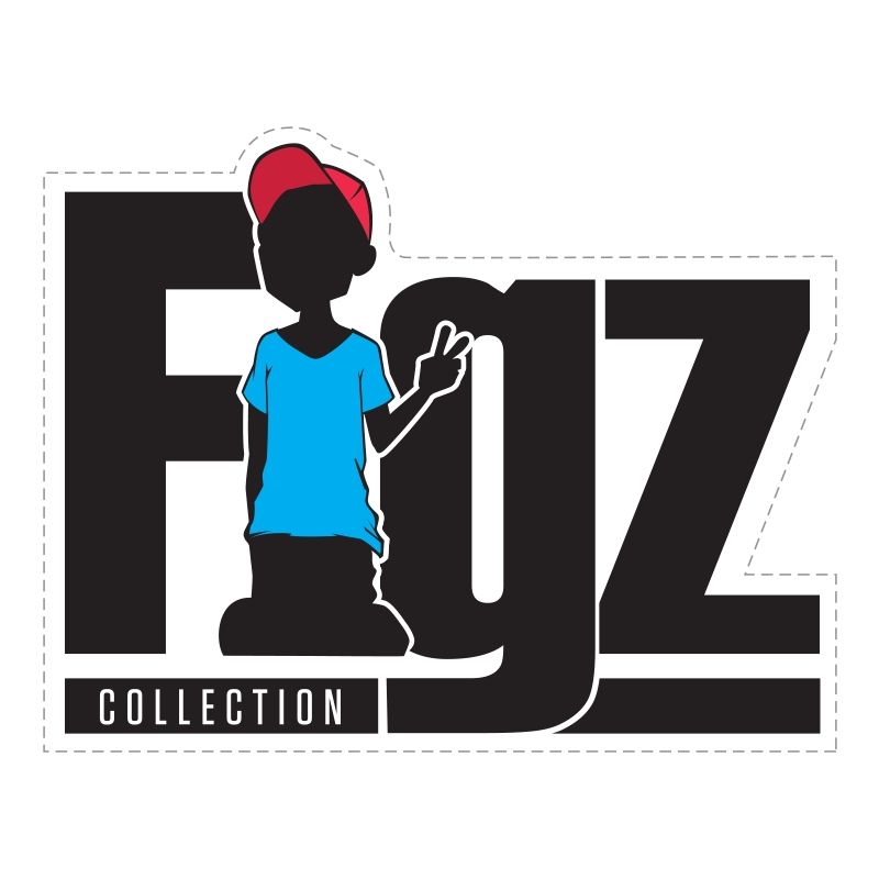Figz Collection Rider Sticker - Figz Logo White