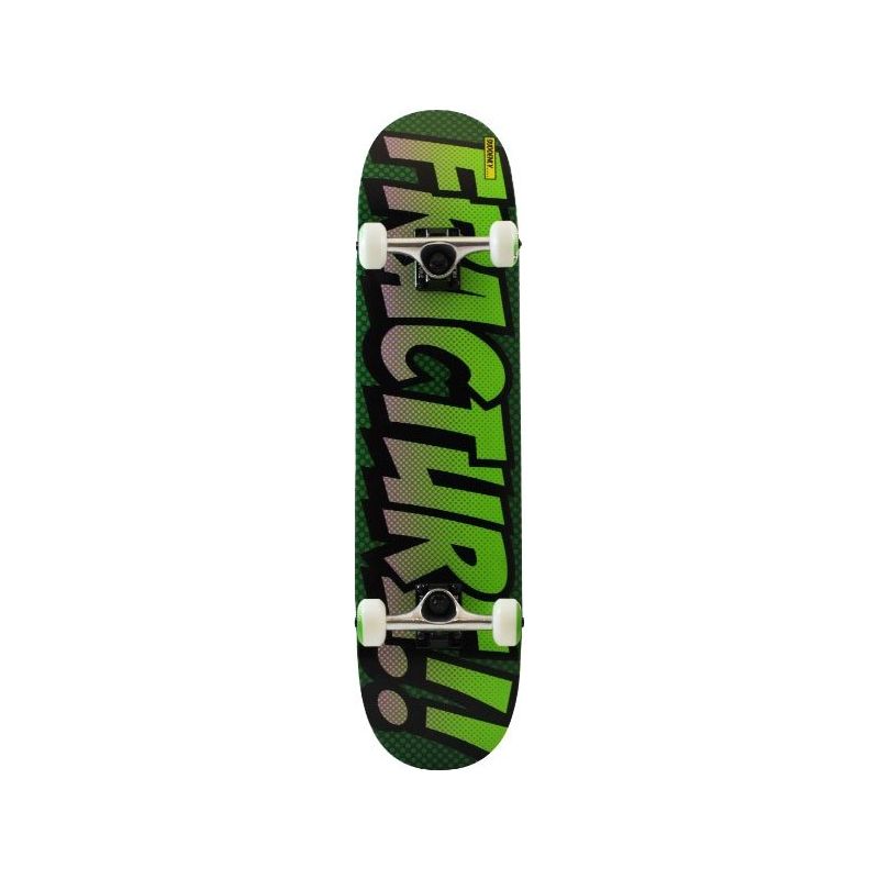 Fracture Comic 4 Series Complete Skateboard - Gamma Green 7.75"
