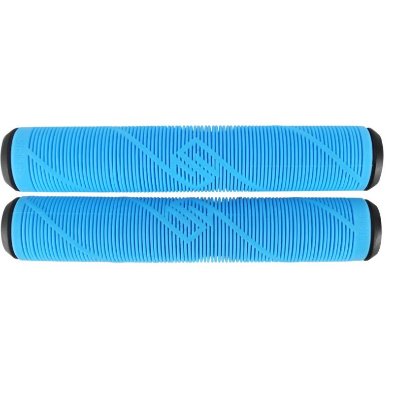 Striker 165mm Logo Scooter Grips - Light Blue