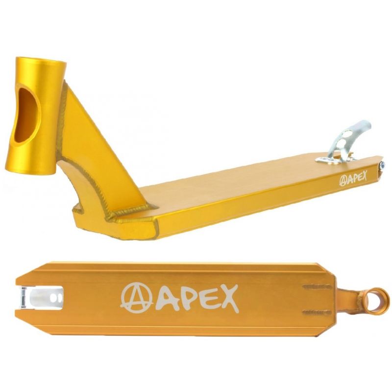 Apex Pro Gold Scooter Deck – 580mm/22.8" or 600mm/23.6" X 4.5"/114mm
