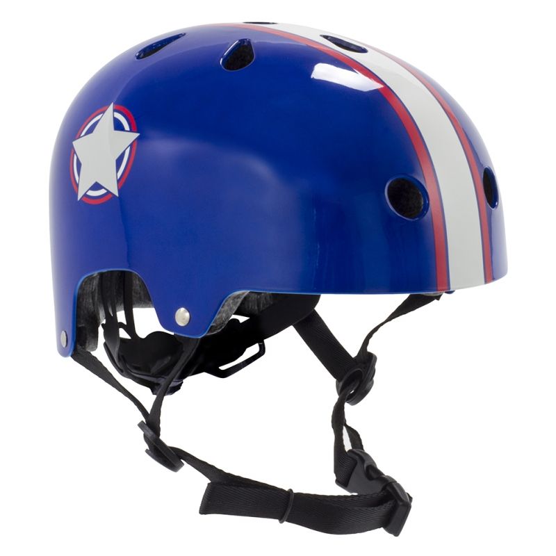 SFR Kids Adjustable Skate Helmet - Blue / Silver