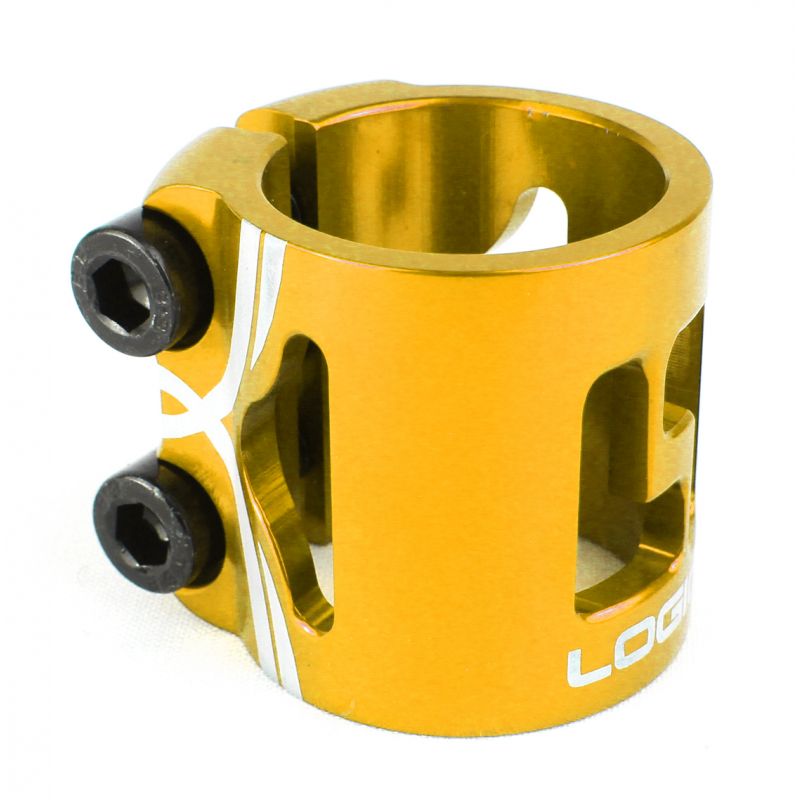 Logic HIC Double Scooter Clamp - Gold