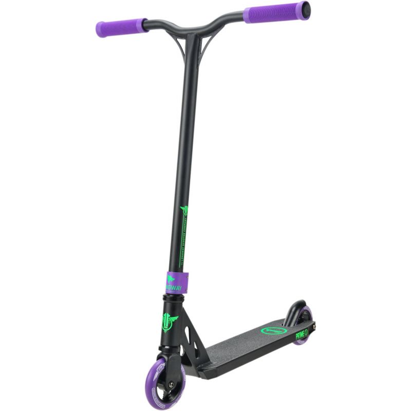 Longway Prime Complete Stunt Scooter - Black / Purple
