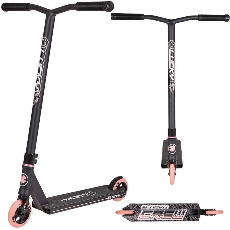 Lucky Crew 2019 Complete Pro Stunt Scooter - Black / Pink