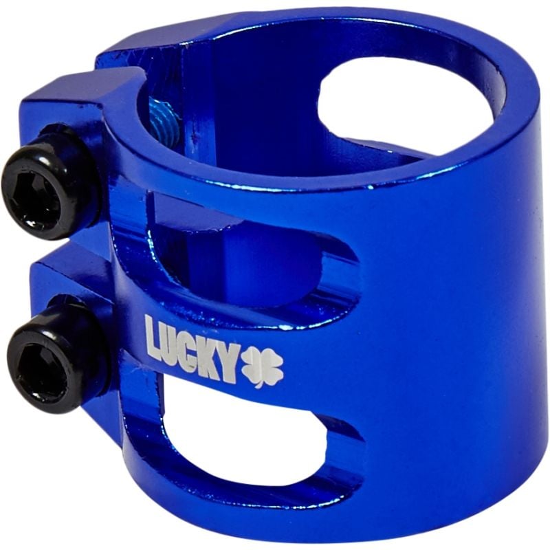 Lucky Double C Scooter Clamp - Blue