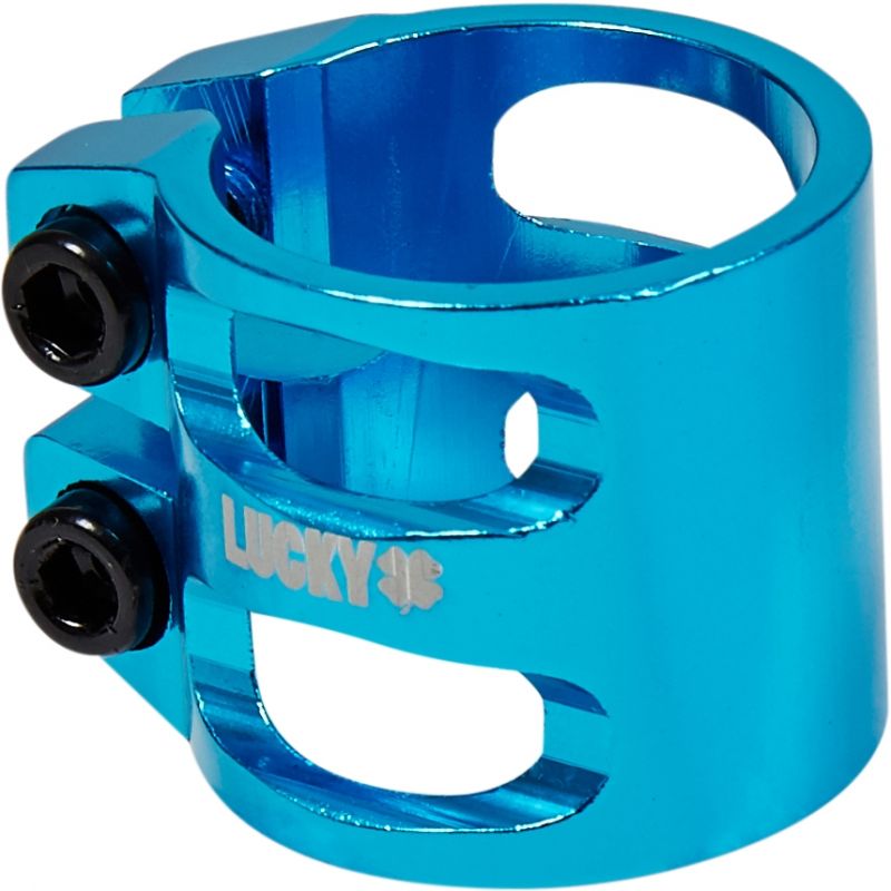 Lucky Dubl Stunt Oversized Scooter Clamp - Teal