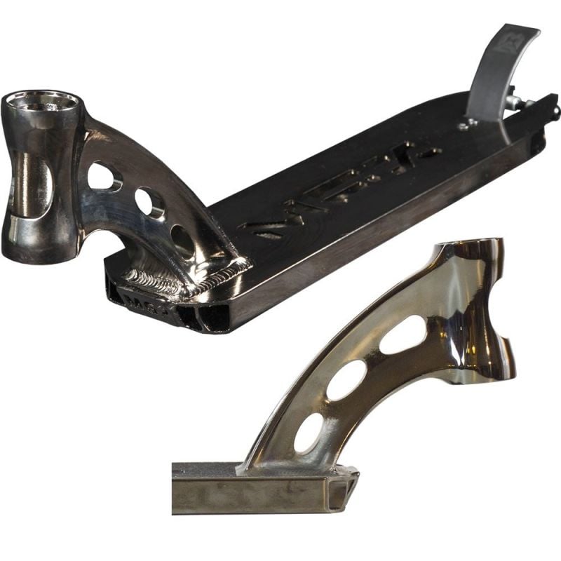 MGP MFX Madd Gear Nickel Plated Scooter Deck – 21” x 4.5/4.8”