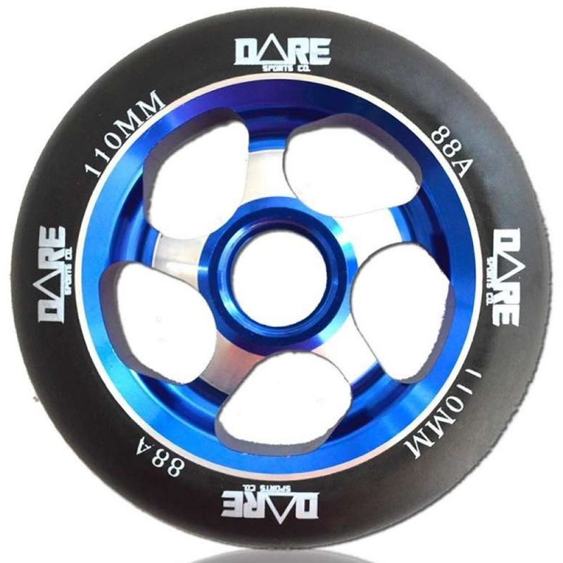 Dare Motion Black Blue 110mm Scooter Wheel