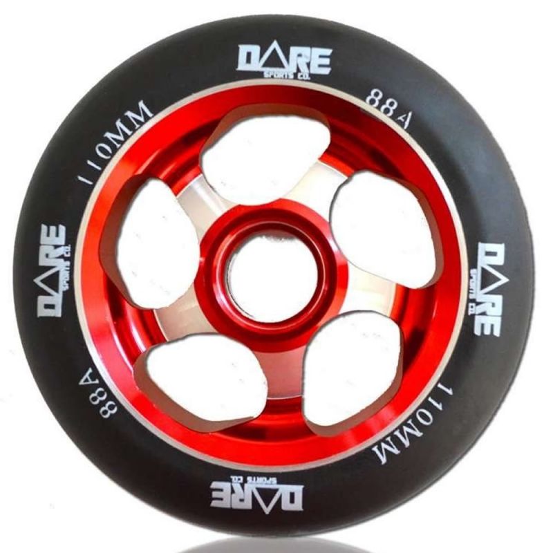 Dare Motion Black Red 110mm Scooter Wheel