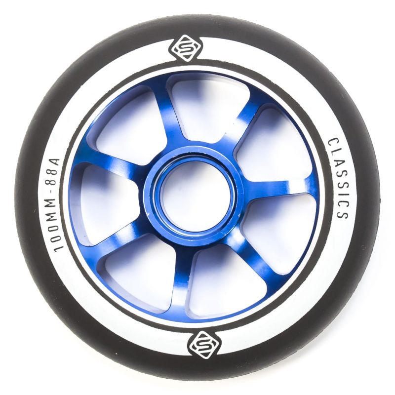 Skates Classic 110mm Scooter Wheel - Blue
