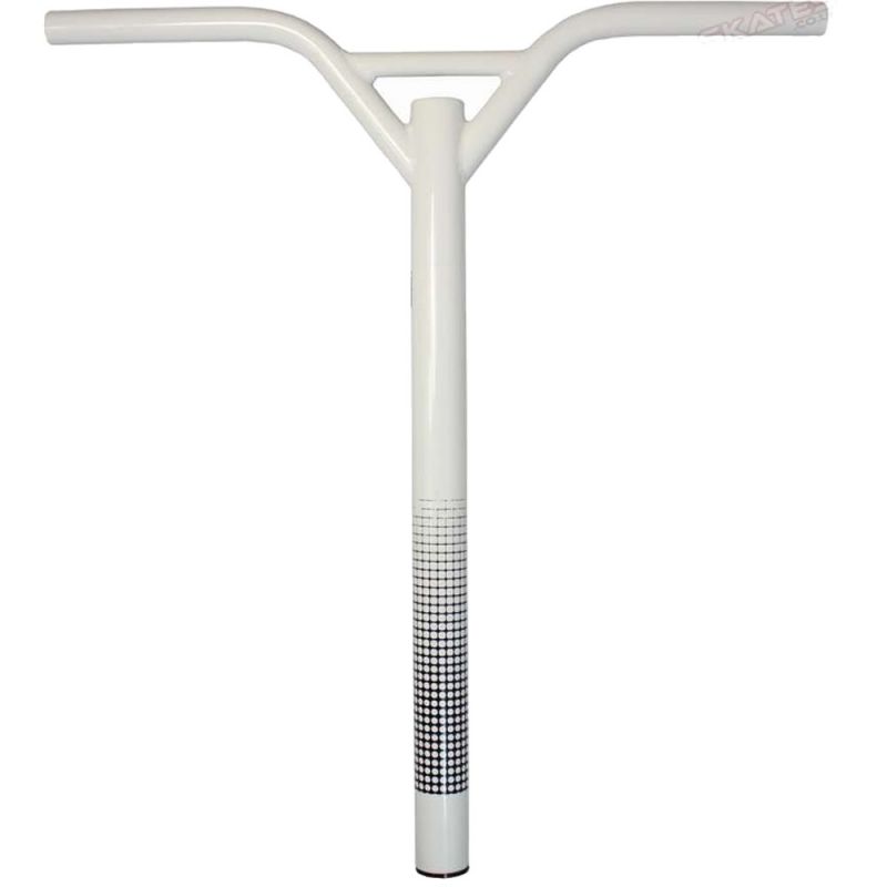 Lucky Pry Oversized HIC Scooter Bars White Black