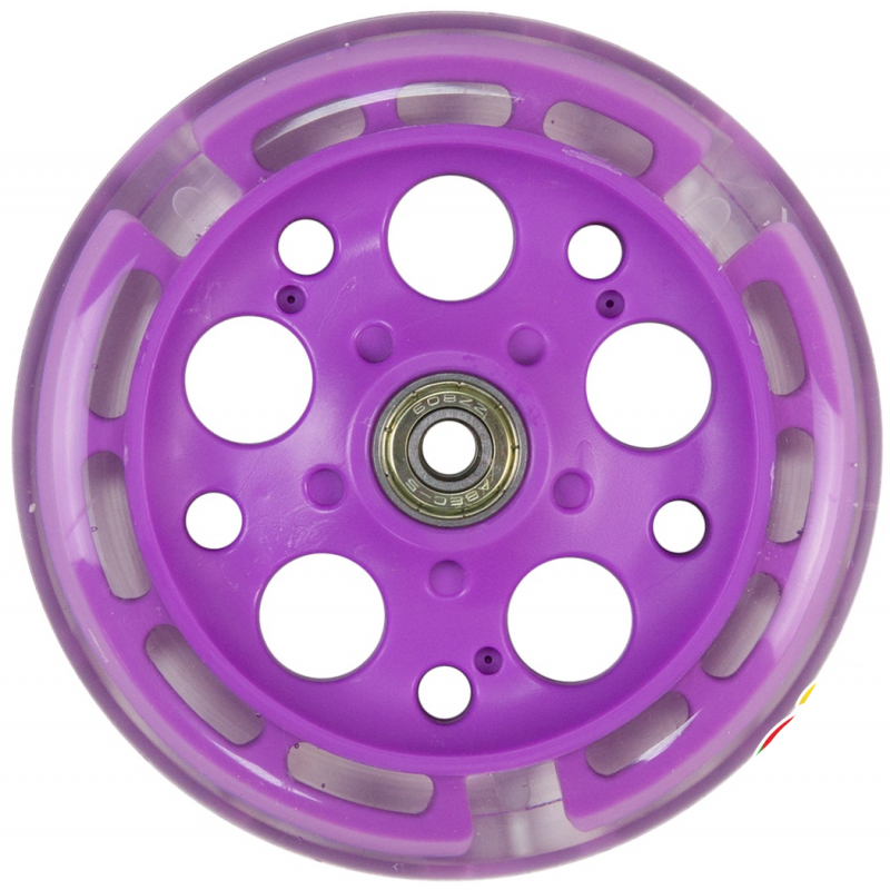 Zycom 125mm Light Up Front Wheel - Purple