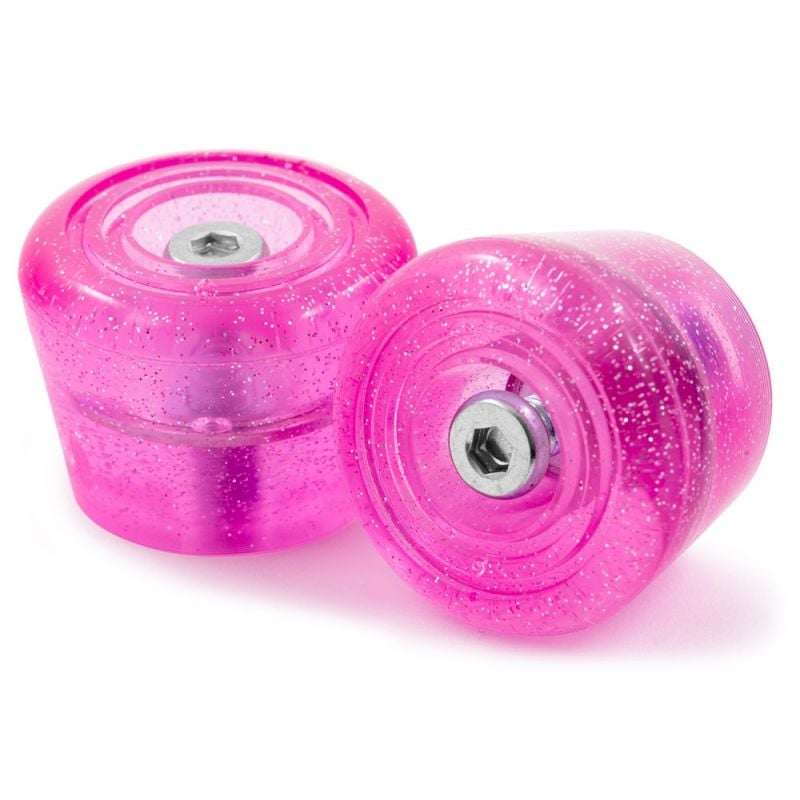 Rio Roller Toe Stops - Glitter Pink