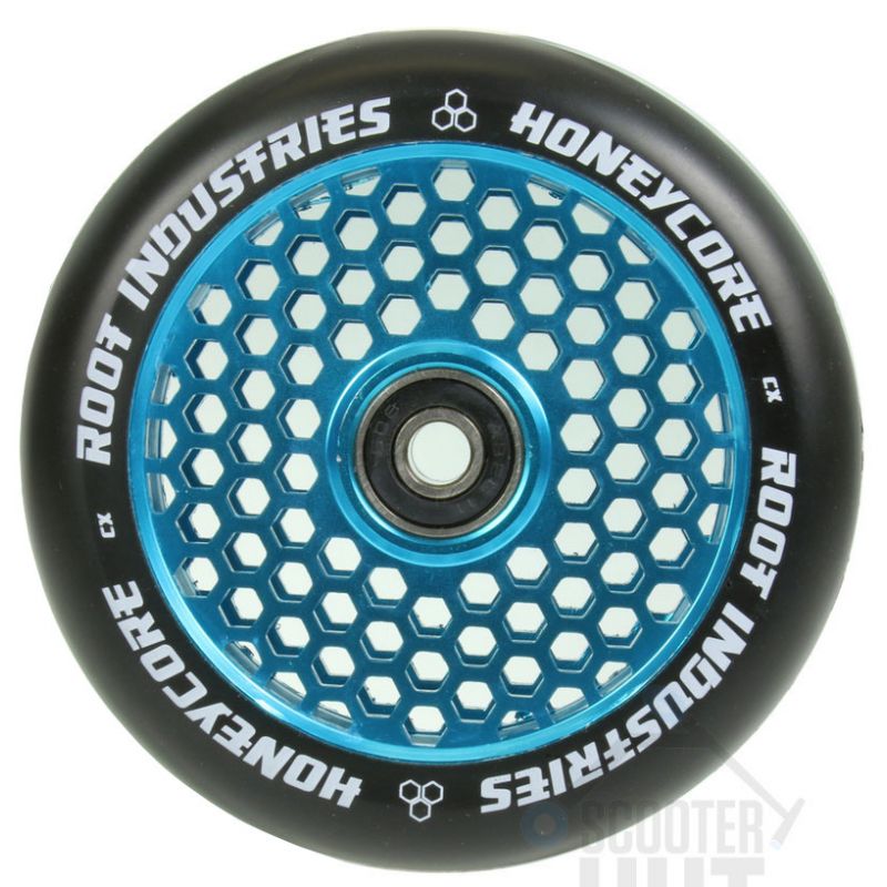 Root Industries Honeycore 120mm Wheel - Black / Blue