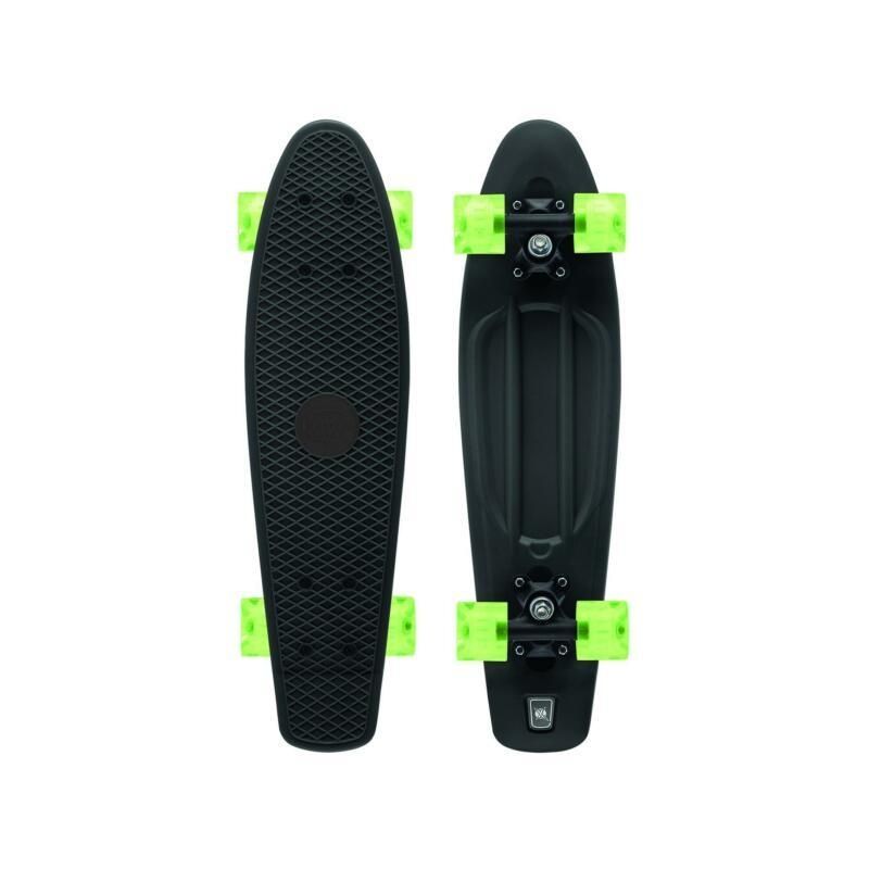 Xootz 22" LED Cruiser Skateboard - Black