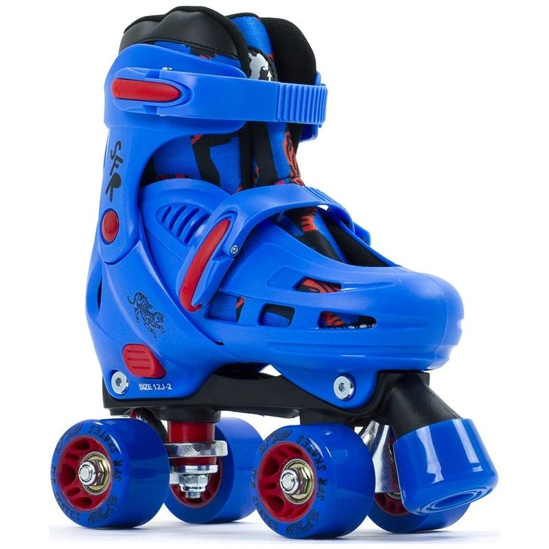SFR Storm IV Adjustable Quad Roller Skates - Blue / Red
