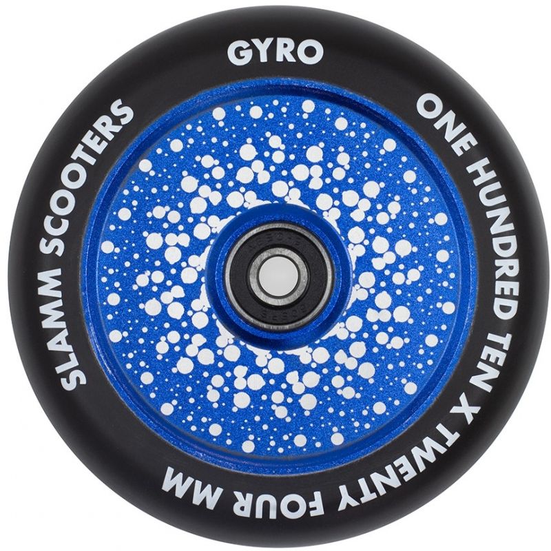 Slamm Gyro 110mm Scooter Wheel - Blue
