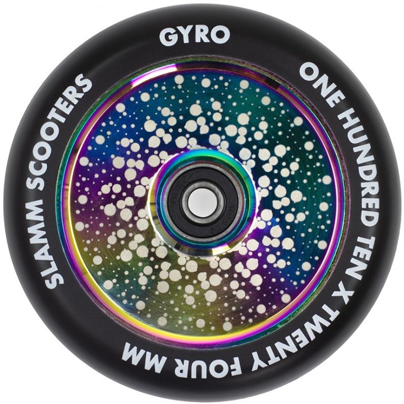 Slamm Gyro 110mm Scooter Wheel - Neochrome