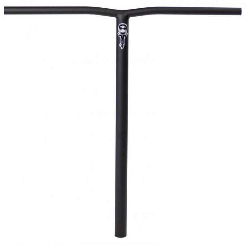 YGW Small Bend Steel Oversized SCS/HIC Pro Scooter Bar - Black - 660mm x 600mm
