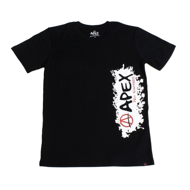 Apex Scooters Black Splash Logo T-Shirt