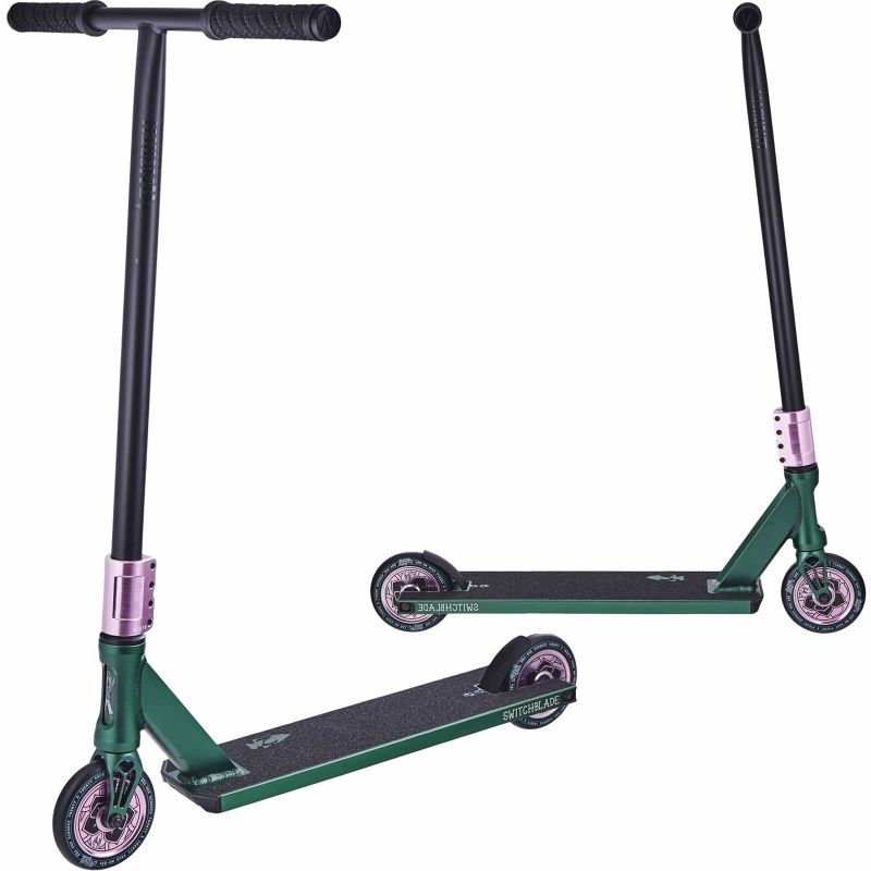 North Switchblade Deep Teal Rose Gold Stunt Scooter