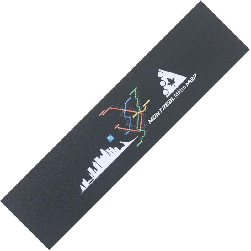 Trynyty Montreal Subway Map Scooter Griptape - 24" x 6"