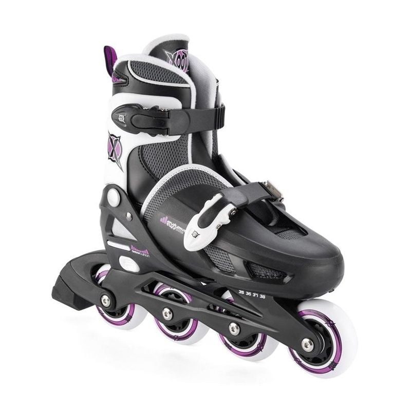 Xootz Black / Pink Adjustable Inline Skates / Rollerblades