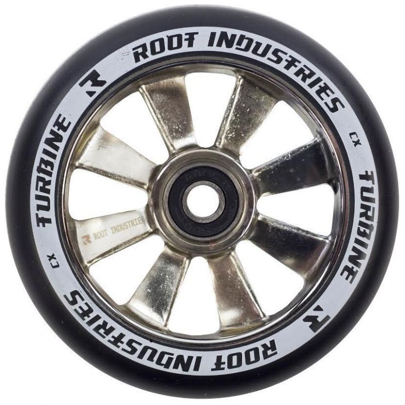 Root Industries Turbine 110mm Scooter Wheel - Mirror Chrome