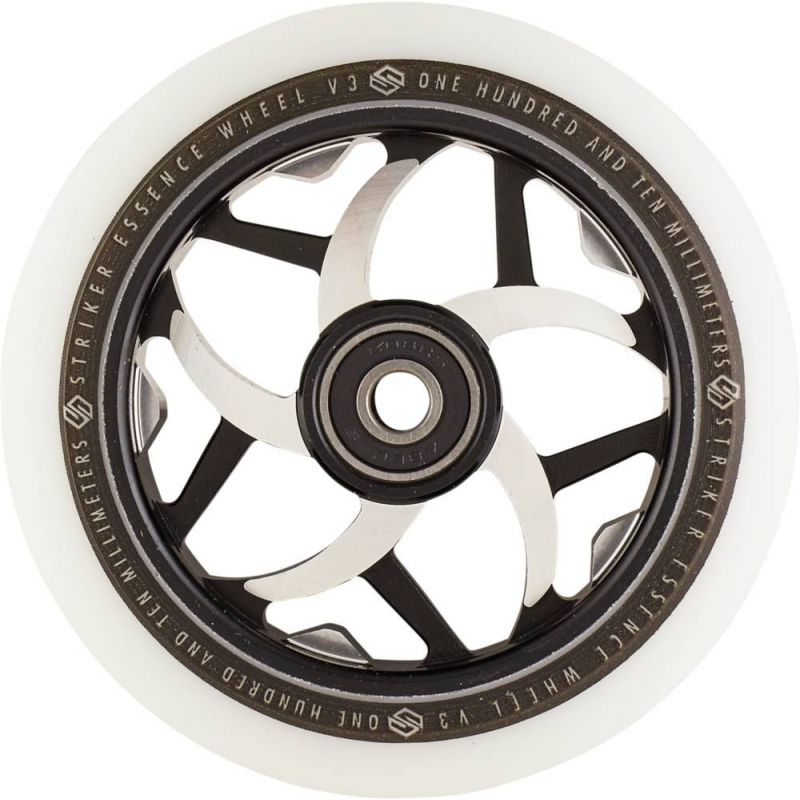 Striker Essence V3 110mm Scooter Wheel - Black / White