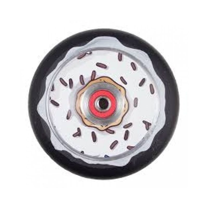 Chubby Doughnut Oreo White 110mm Scooter Wheel inc. ABEC 9 Bearings