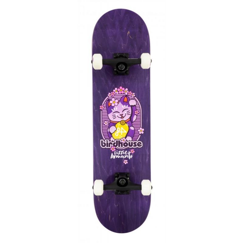 Birdhouse Stage 3 Armanto Maneki Neko Purple Complete Skateboard - 8" x 31.5"