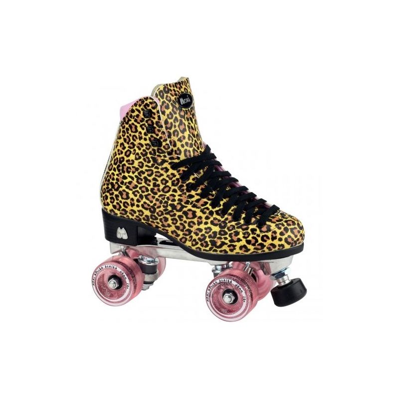Moxi Ivy Jungle Quad Skates - Tan Leopard UK6 / EU39 ONLY