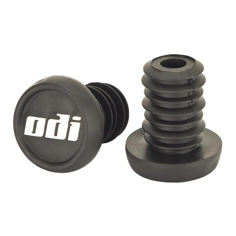ODI BMX Scooter Push In Bar End Plugs (2 Pack) - Black