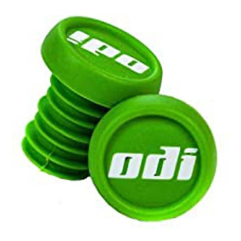 ODI BMX Scooter Push In Bar End Plugs (2 Pack) - Green