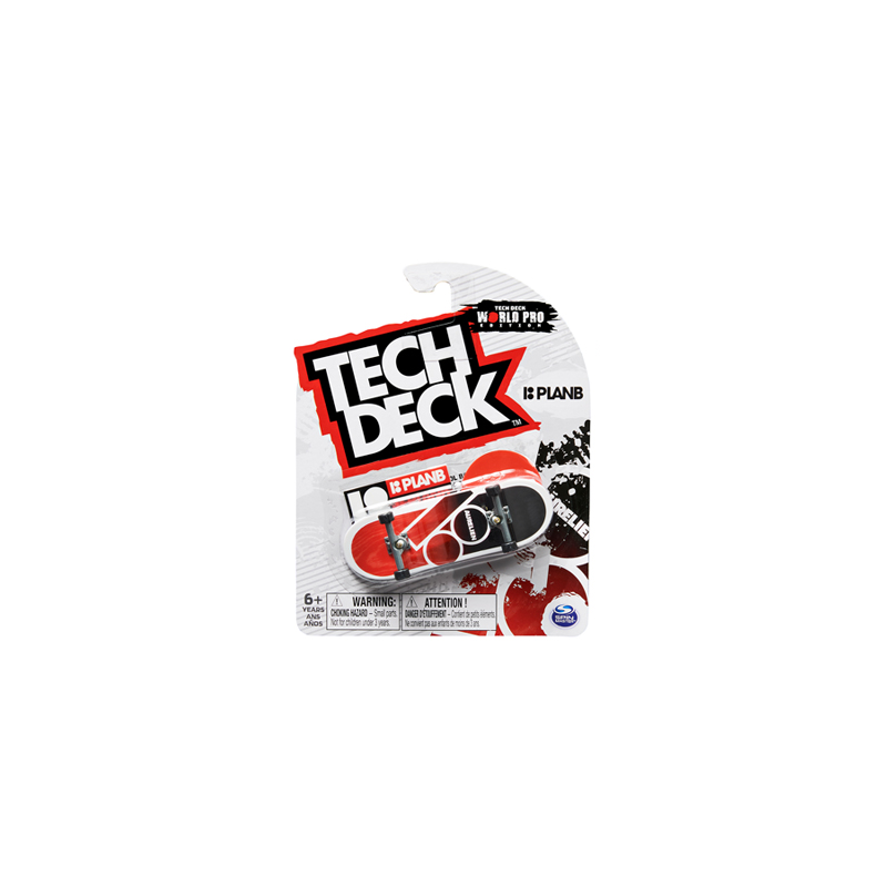 Tech Deck 96mm Fingerboard (M24) - PlanB Black Red