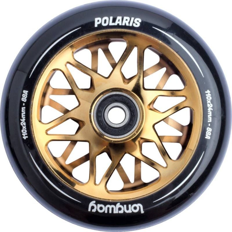 Longway Polaris 110mm Stunt Scooter Wheel - Gold
