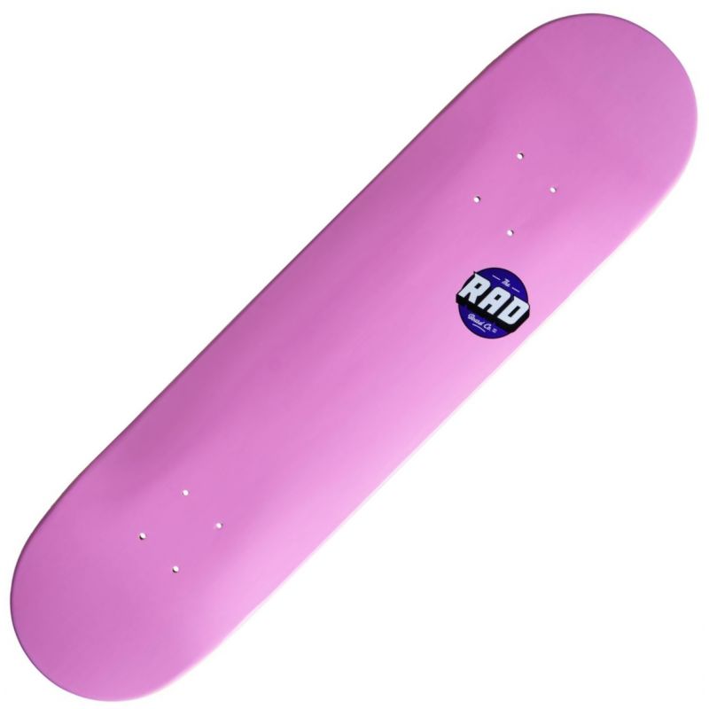 RAD Blank Logo Skateboard Deck - Pink