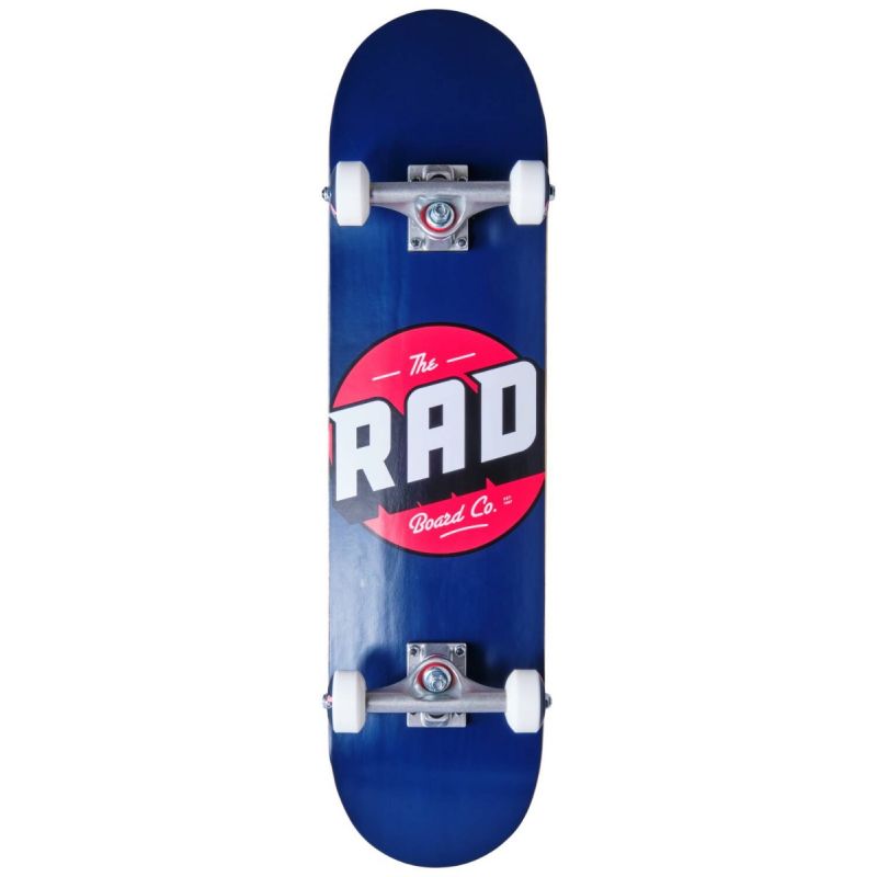 RAD Logo Progressive 7.75" Complete Skateboard - Navy