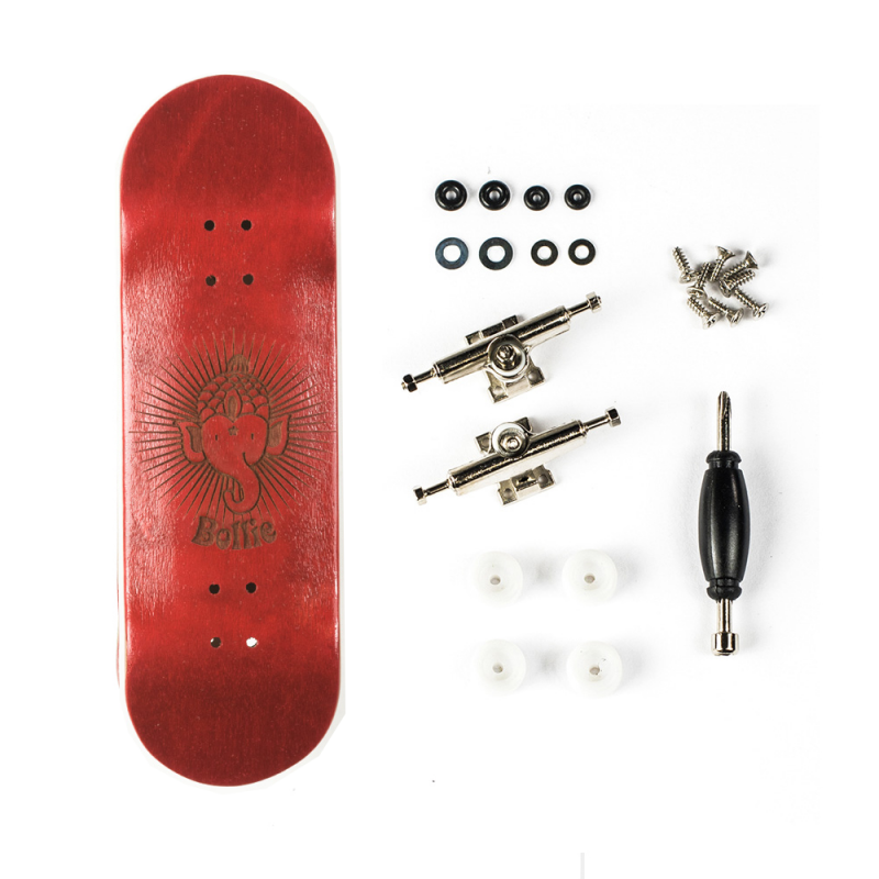 Bollie Fingerboard Mini Logo Set - Red
