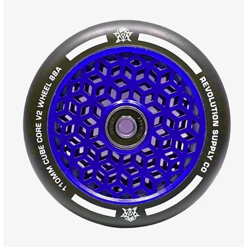 Revolution Supply Cubed Core Ultralite 110mm Scooter Wheel - Blue