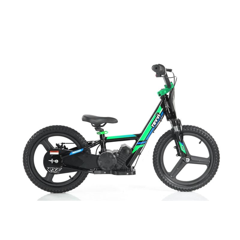 Revvi 16" Plus Kids Electric Balance Bike - Green - Right
