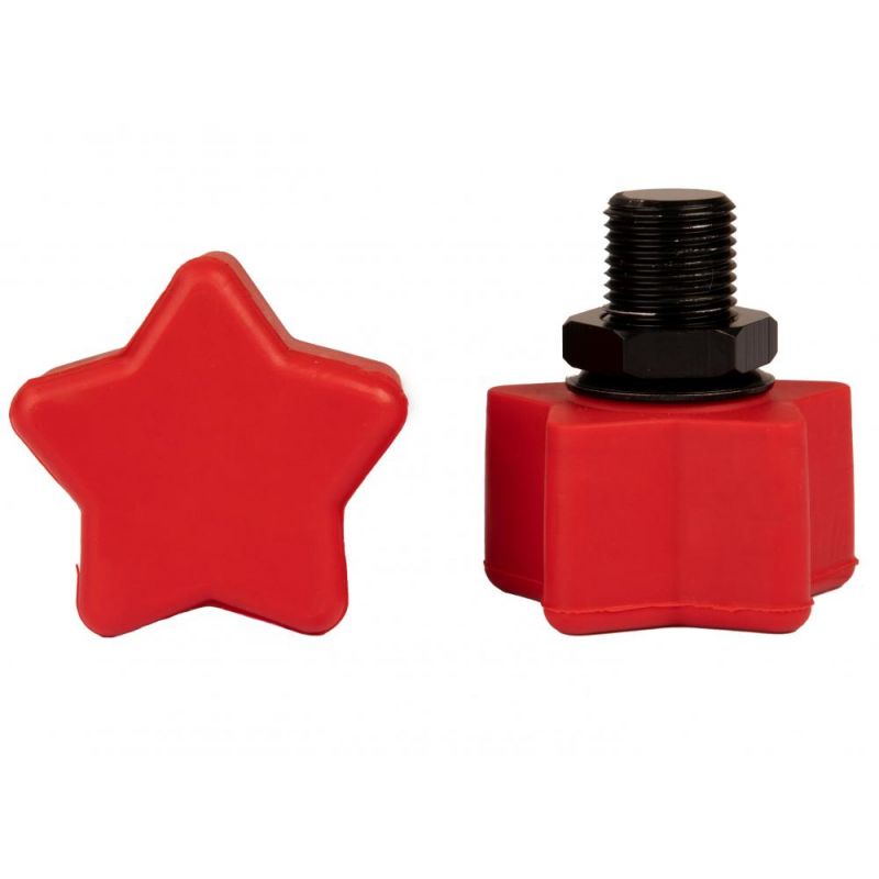 Rookie Star Adjustable Toe Stop (2 pack) - Red