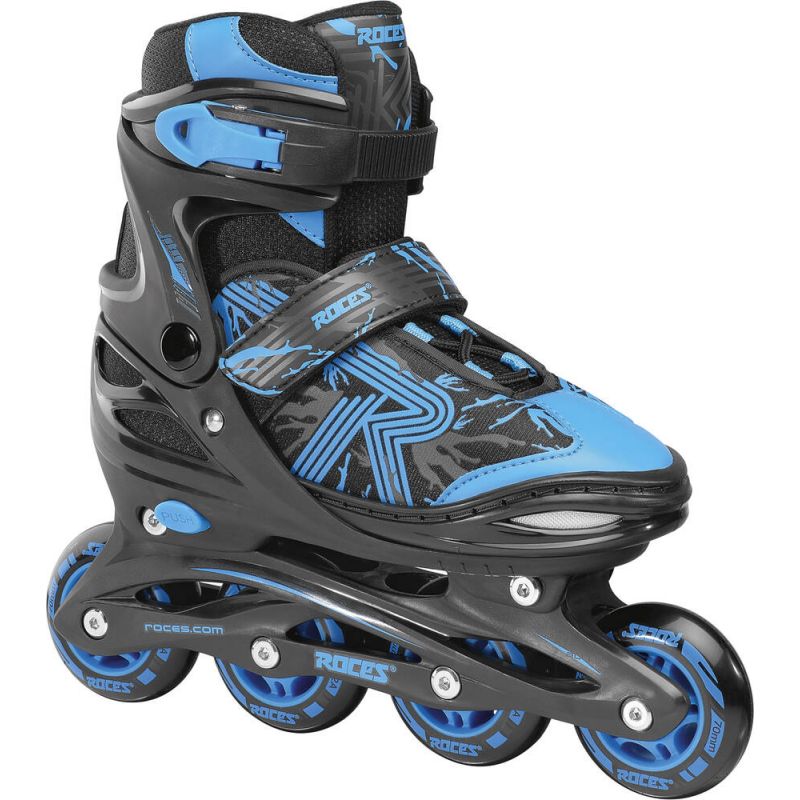 Roces Jokey 3.0 Adjustable Inline Skates - Black / Blue