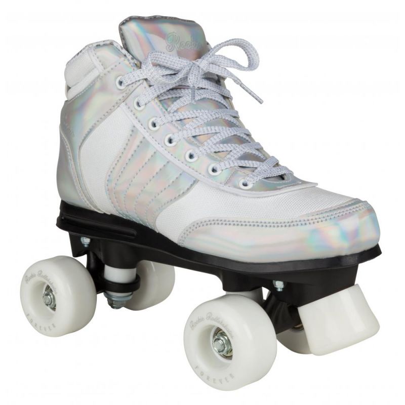 Rookie Forever Disco Quad Roller Skates - Silver