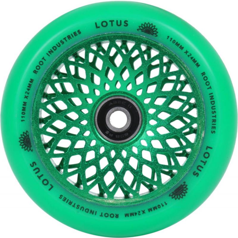 Root Industries Lotus 110mm Scooter Wheel - Radiant Green