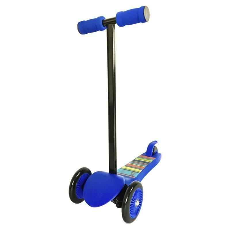 Ozbozz Trail Twist 3 Wheel Kids Scooter - Blue